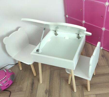 Staliuko su daiktadėže ir dviejų kėdučių komplektas - Image 3